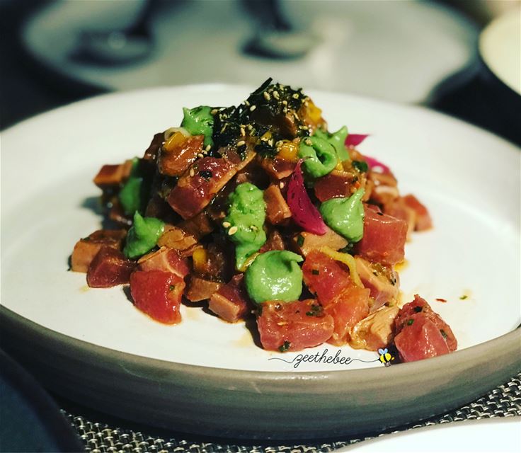 1️⃣Seared Bluefin Tuna Ceviche, served with green Mango, Indian onion,... (Paname)