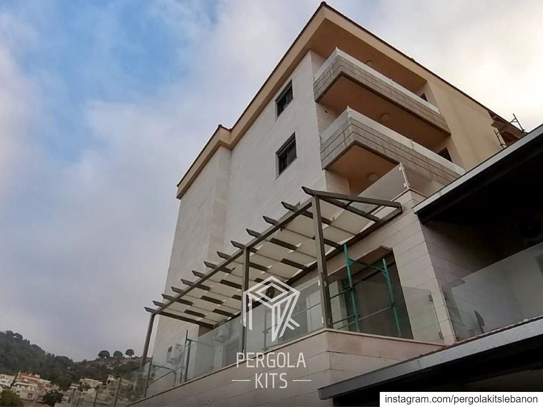 3 Steel Pergolas in 1 Residence. PergolaKitsLebanon in Kousba📍... (Koûsba, Liban-Nord, Lebanon)