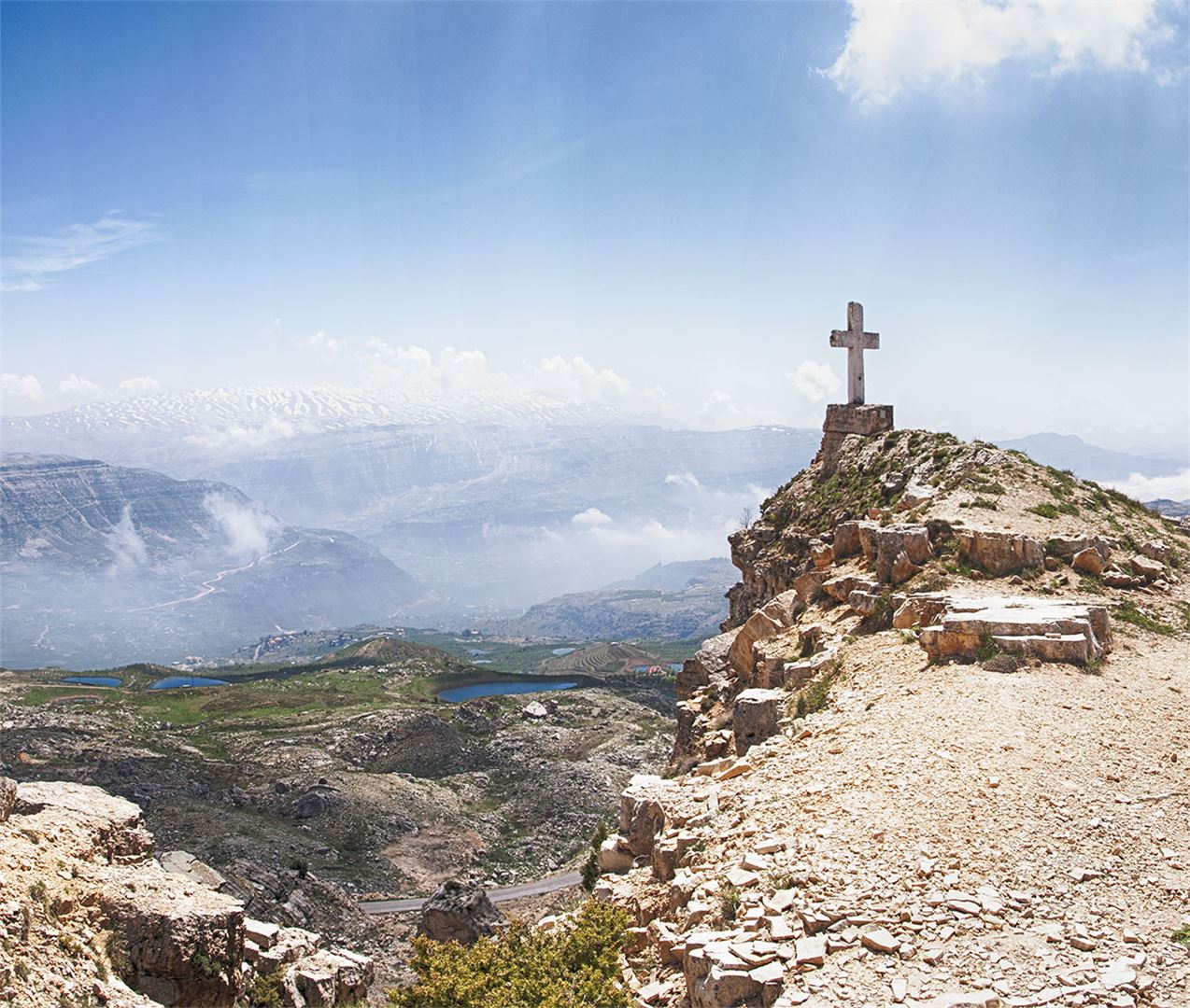 360 View Taken from the Top of the Mountain Near the Cross (Saydet El Qarn, Laklouk - Akoura)