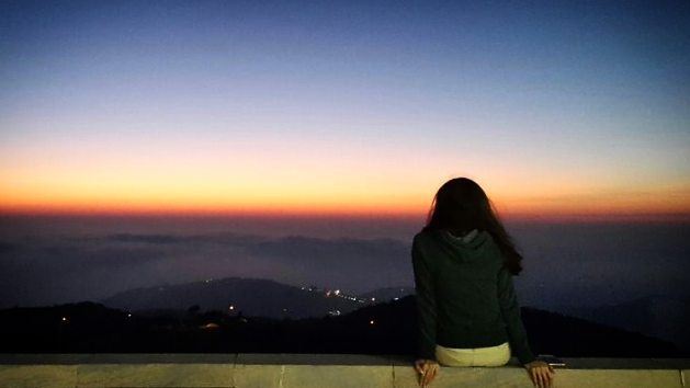  3enneya  peace  blessings  sunsetlovers  horizon  skyporn  clouds  ... (Mar Charbel Anaya , Deir Mar Maroun)