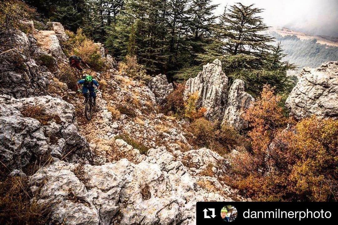 "6 months ago we rode a trail in Lebanon only 50 miles from Syria.... (Tannourine Cedars Nature Reserve)