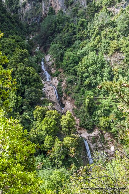 A Beautiful Waterfall (Qannoubine Monastery, Wadi Qannoubine, North Lebanon)