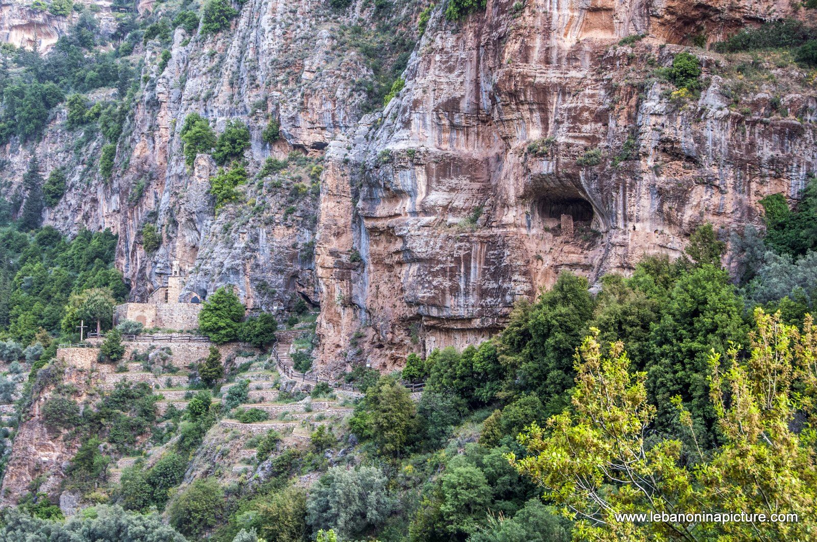A cave (Wadi Qannoubine, North Lebanon)