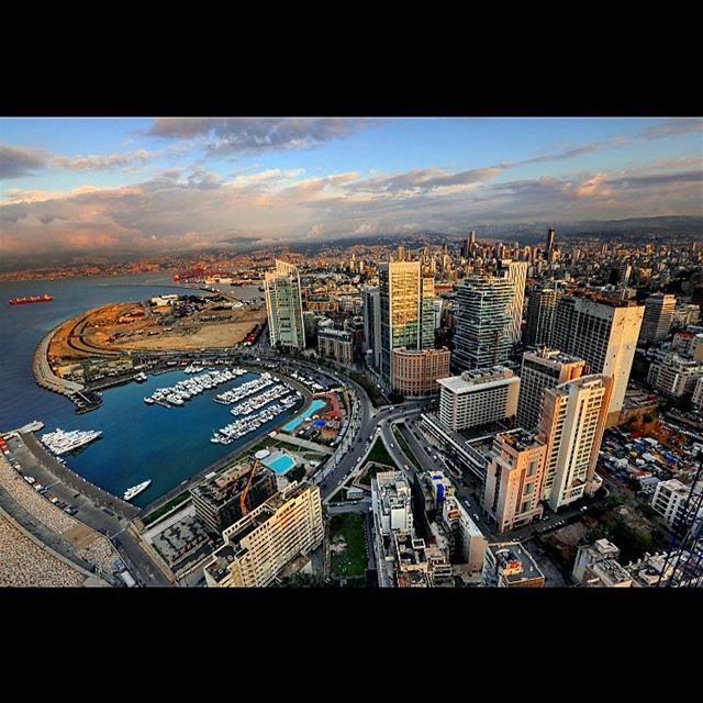 A general view of the Saint George Yacht Club in Beirut, Lebanon.  Lebanon...