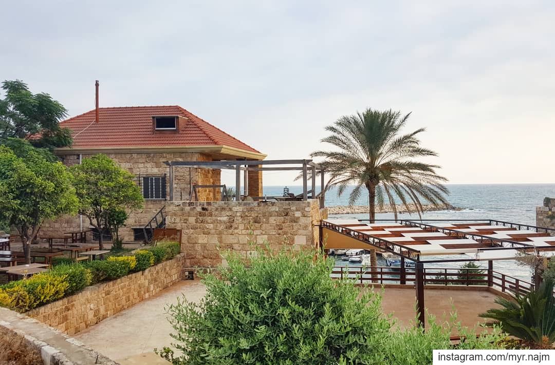 A home like this with a view on the sea 💙......... Lebanon ... (Byblos - جبیل)