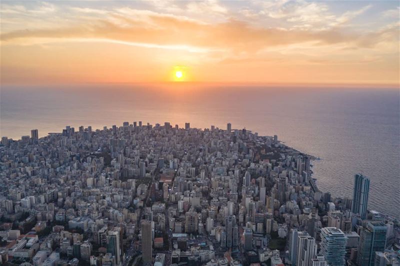 A reason to fall in love with B E I R U T ❤ -Photo taken with @djiglobal... (Beirut, Lebanon)