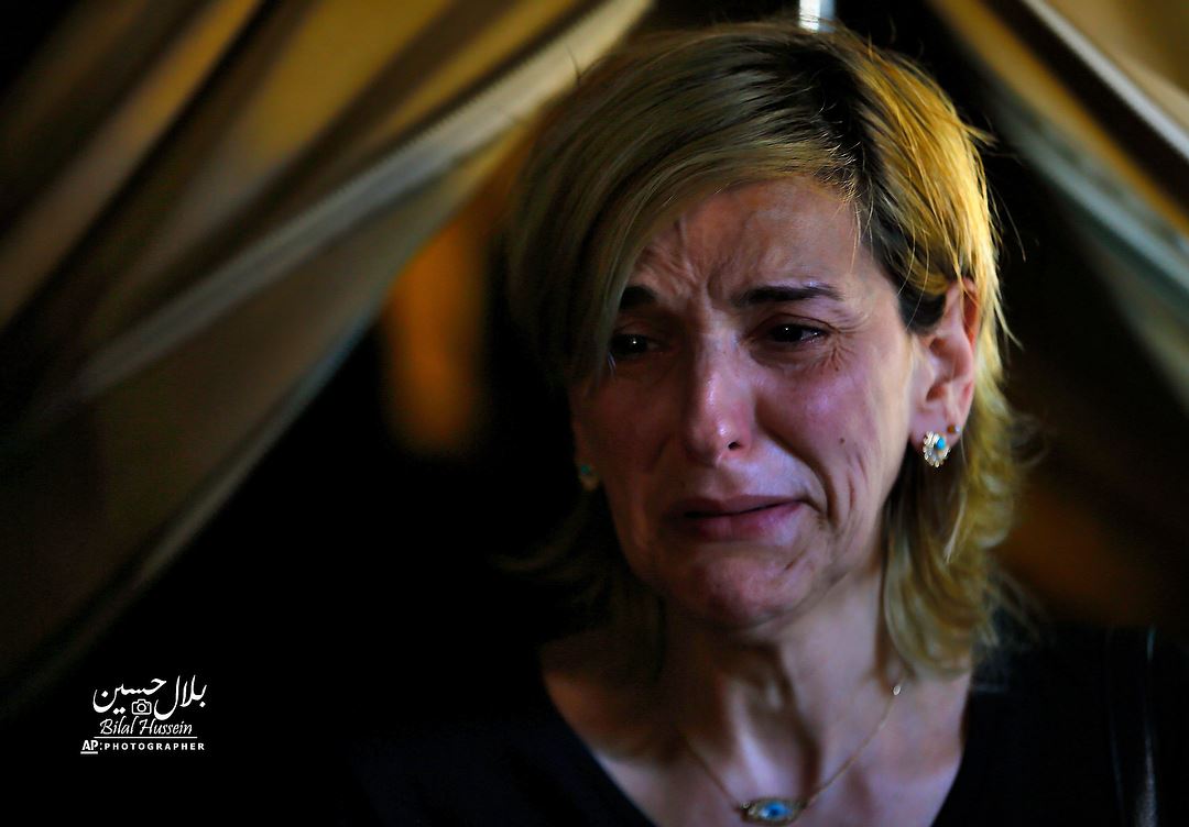 A relative of one of the Lebanese soldiers who was kidnapped and later...