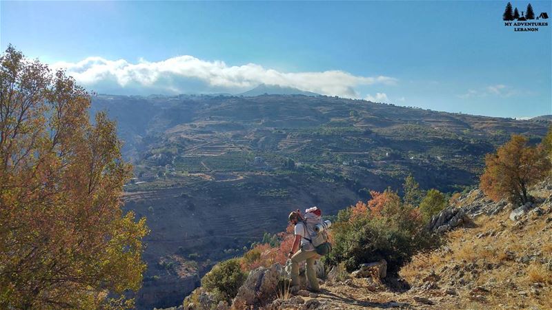A reward for the uphill hike 🚶Mountain views 🗻😍🍃 myadventureslebanon... (Lebanon)