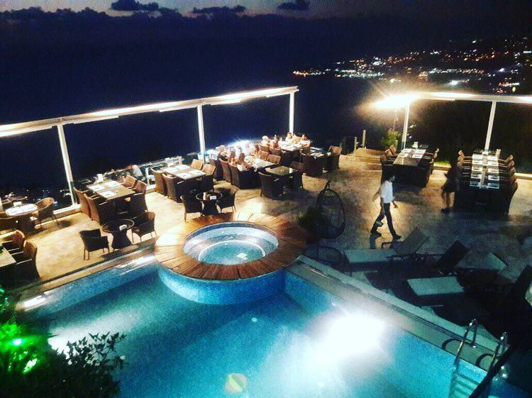 A setting like no other✨  NightLights  DineWithAView  TheTerraceLebanon ... (The Terrace - Restaurant & Bar Lounge)