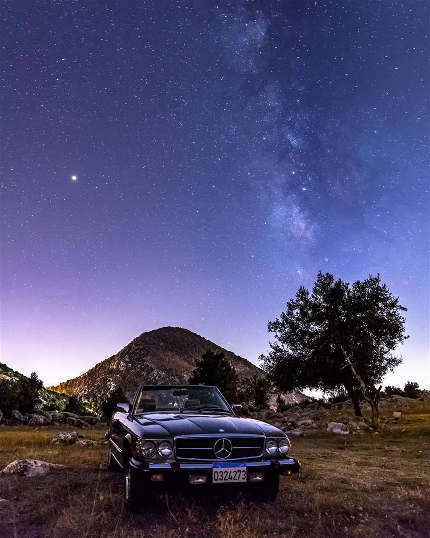A star amongst stars... @mercedesbenz  milkyway  mars📷 w/ @alidaher89 (Nabatieh Governorate)