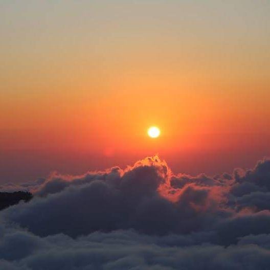 A sunset like no other ! Prosecco over the clouds tourleb  tourlebanon ... (Al Jourd Natural Reserve)