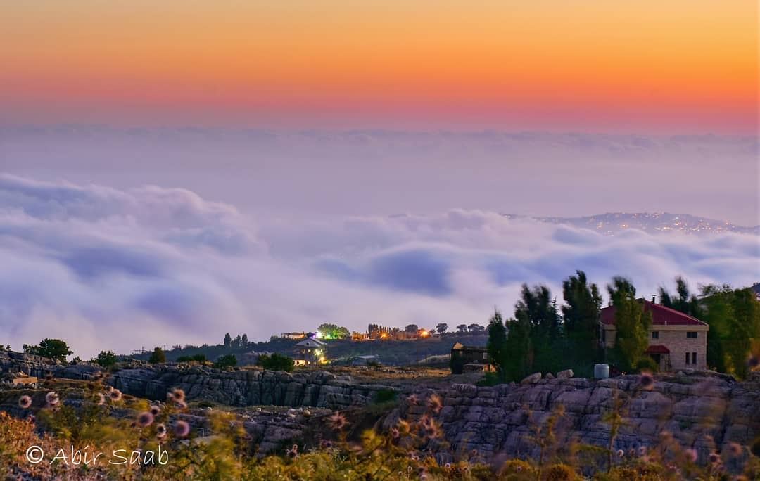 Above my happy floating cloud..... lebanon  bekish  cloud  cloudscapes... (Baskinta, Lebanon)