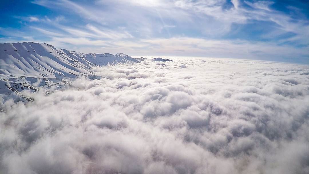 Above the  clouds :)  AnEyeInTheSky lebanon  lebanon_hdr  beirut ... (Arz)