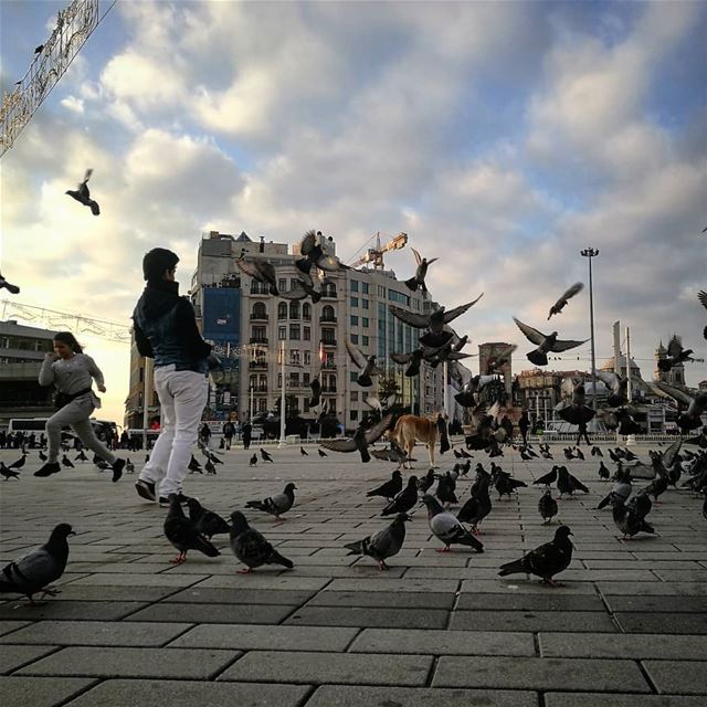 Action arrival -  ichalhoub in  Istanbul  Turkey shooting with a mobile...