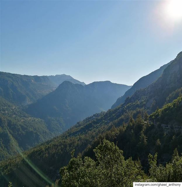 Addict to this kind of view ⛰️☀️_________________________________... (Yahshush, Mont-Liban, Lebanon)