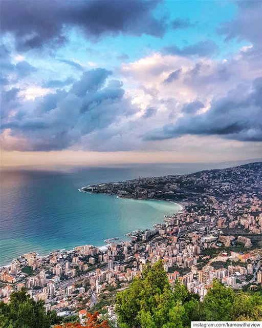After the storm, always comes the most beautiful views of Lebanon. 💙 This... (Jounieh Bay)