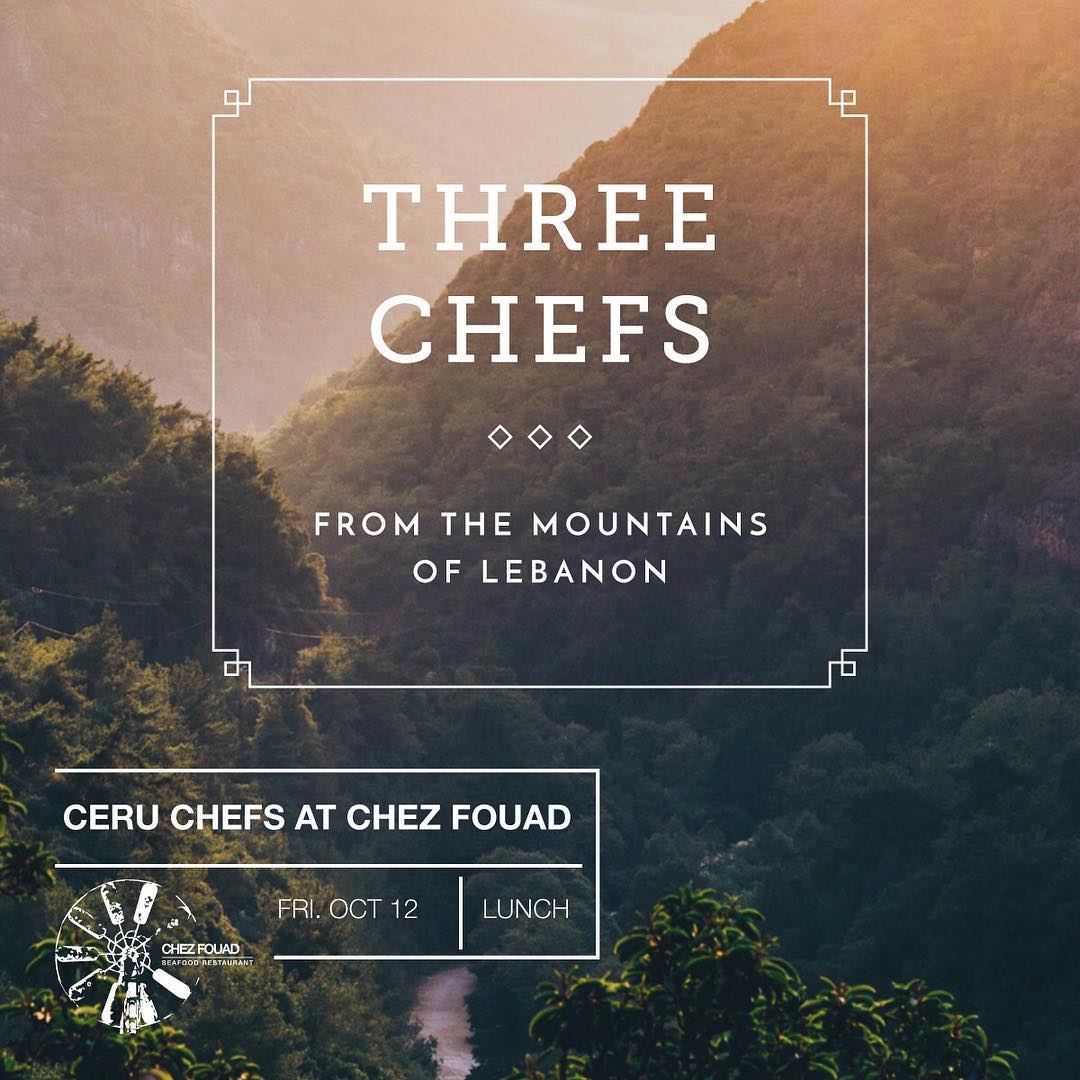All the way from London, @cerulondon chefs will be adding there special... (Chez Fouad)