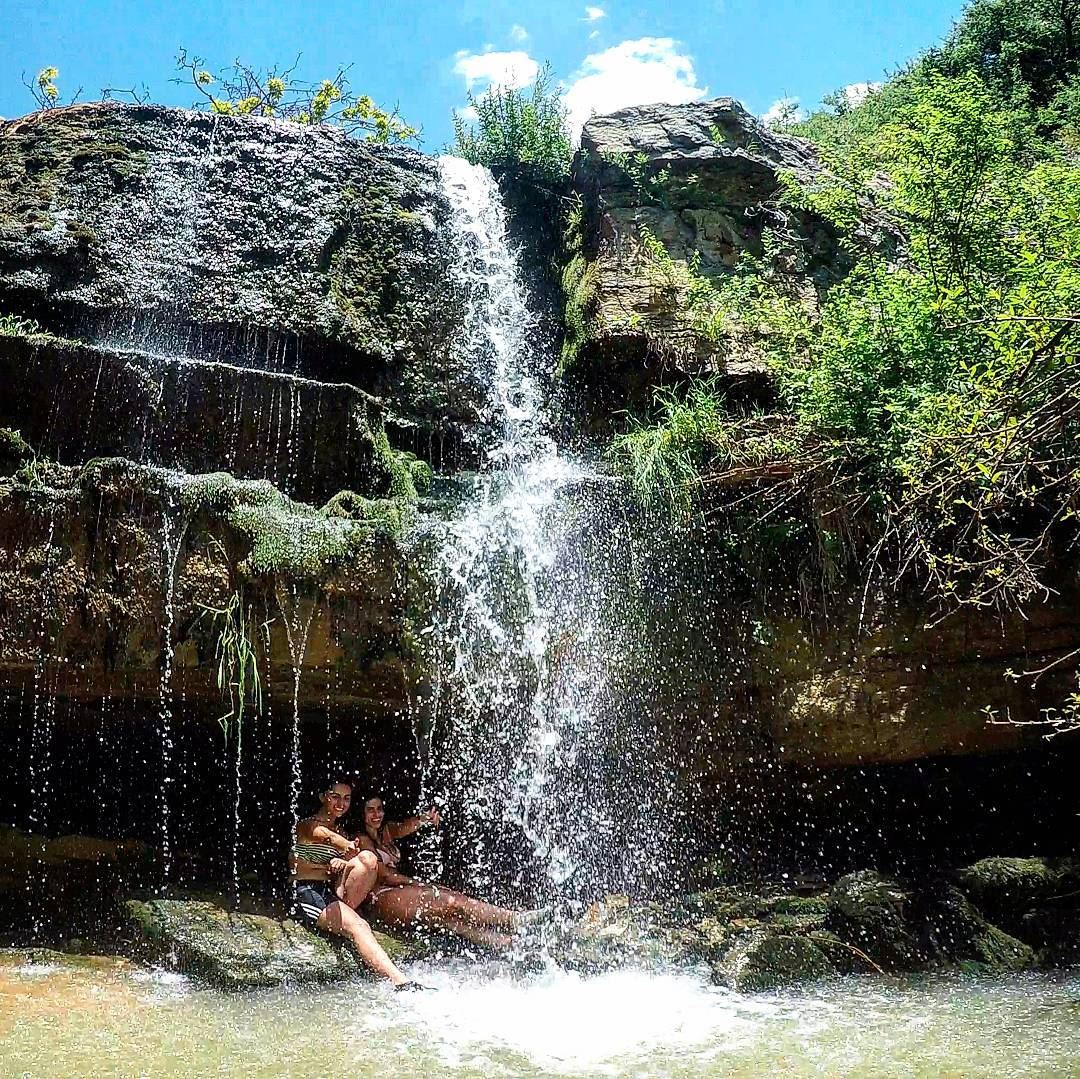 ...All You Need For  Summer Is A  ColdWaterfall ,  GreatCompay & Some ... (Faraya, Mont-Liban, Lebanon)