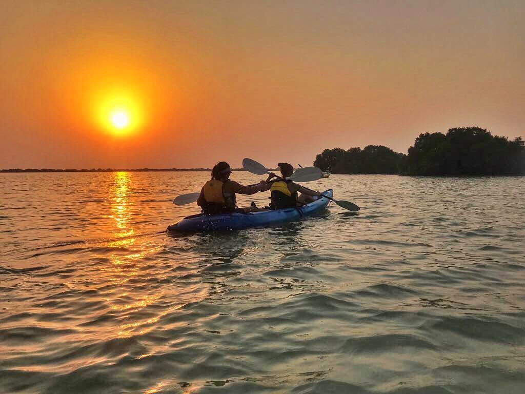 Always having the best adventures with this one ❤️ @fanya__bfit.qa ... (Mangroves, Qatar)