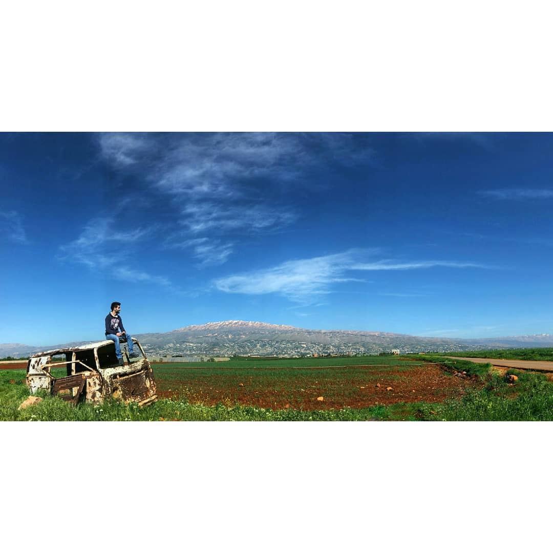 Always keep a camera handy to capture the amazing and accidental sights... (Beqaa Valley)