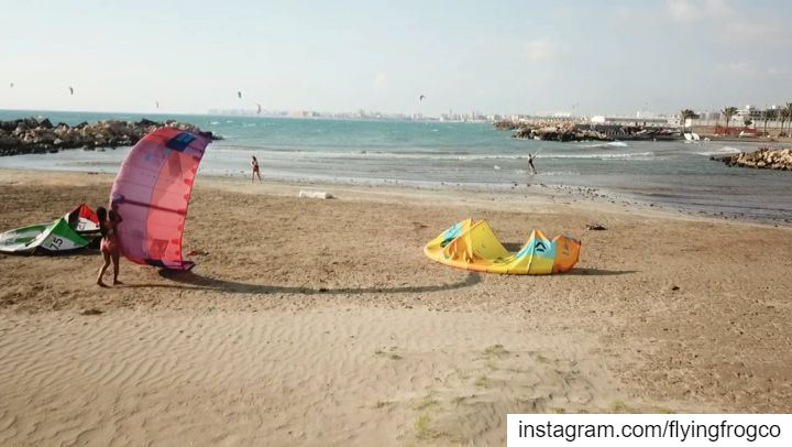 Always wanted to do it?Now you can Kitesurfing a dream feeling...... (Lebanon)