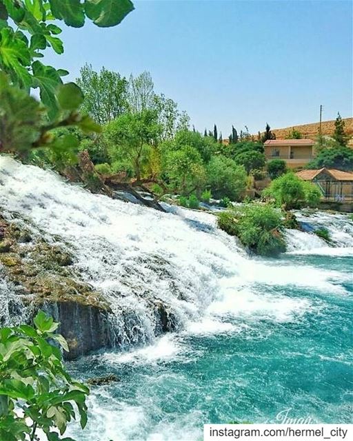 Amazing view by @imantaha77 hermel  hermel_city  bekaa  lebanon_pictures ... (Assi River)