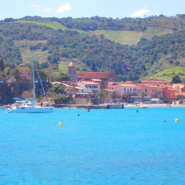 Amazingly blue water in Collioure, South of France instagood  Collioure ...