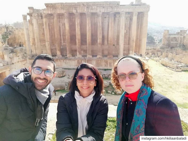 And this is how we started the New Year,  private tour to  Baalbeck......