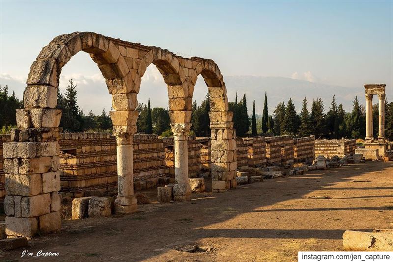 Anjar, formerly known as Gerrha, a stronghold built in the 8th century by... (`Anjar, Béqaa, Lebanon)