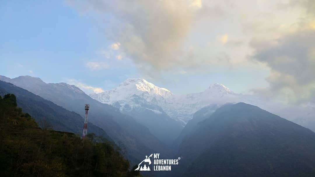 Annapurna Base Camp also known as ABC, situated at an altitude of 4130m. A... (Himalayas)