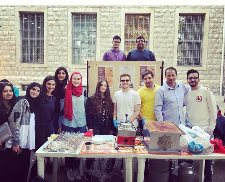 Another successful "Knefeh Day" event with the collaboration of  AUB and... (AUB | Chemistry Student Society)