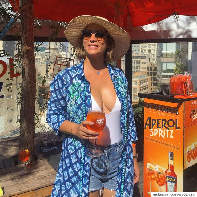Aperol is my color this summer 🍹Starting today, Aperol Spritz’ orange... (Pool d'Etat)