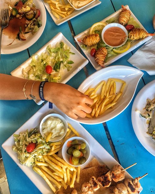 Are u Ready for Lunch?Photo taken by @peterghanime 😊 lebanon  batroun ... (RAY's Batroun)