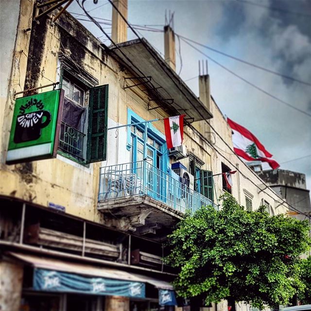 Aroma of Coffee and Rain  perfection  typical  lebanese  citylife  urban ... (Beirut, Lebanon)