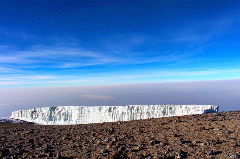 At first sight, Kilimanjaro’s glaciers look like nothing more than big...