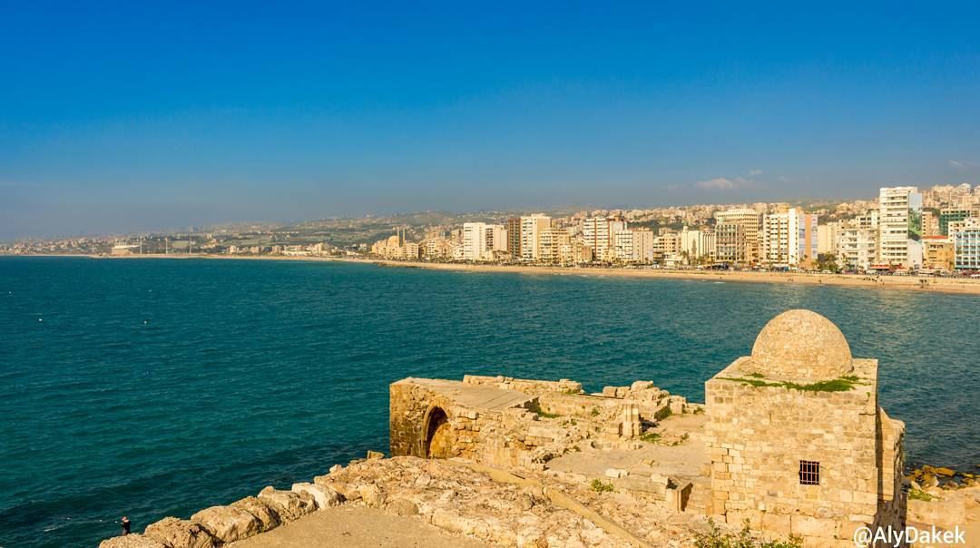 Attitude is everything. livelovelebanon  lebanon  tyre  sidon  sea ... (Sidon Sea Castle)