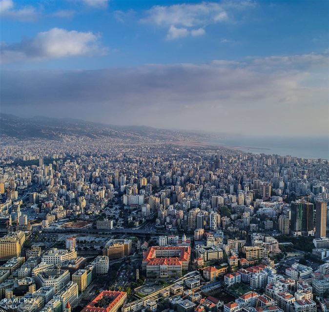 B E I R U T ❤️...  lebanon  beirut  dji  drones  quadcopter  aerial ... (Beirut, Lebanon)