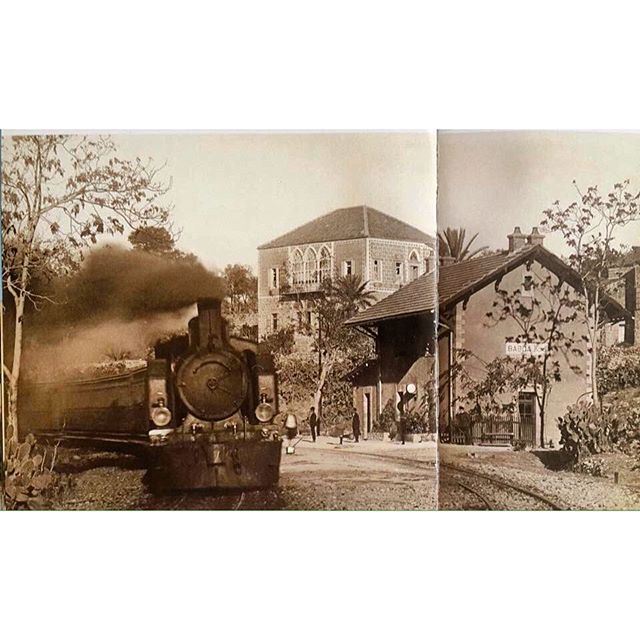 Baabda Train Station - 1917 .