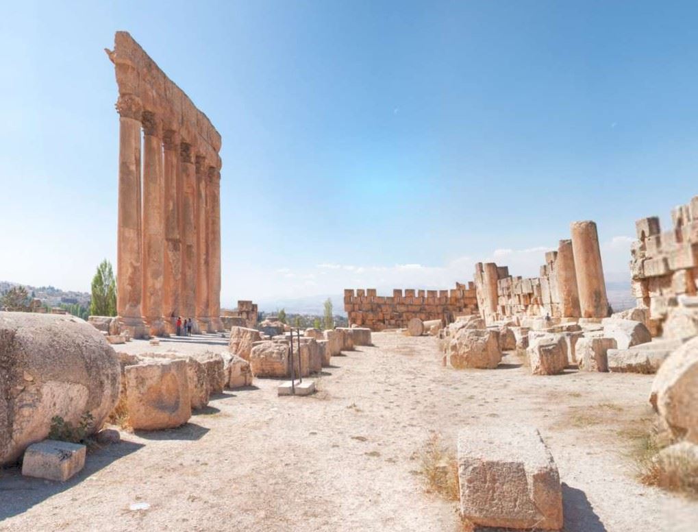 Baalbeck Jupiter 360 Panoramic Interactive View (From Inside)