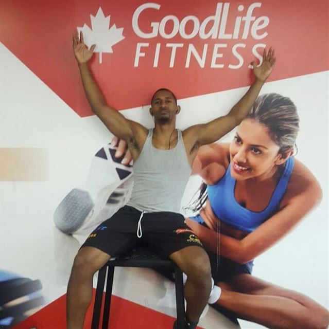 Back at it. Living the @goodlifefitnesslebanon .  one day at a time. ... (Goodlife Fitness - Jal El Dib)