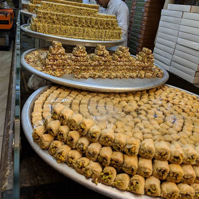  baklawa   sweet  tasty  delicious  yummy  yummyfood  instafood  food ... (دمشق - Damascus)