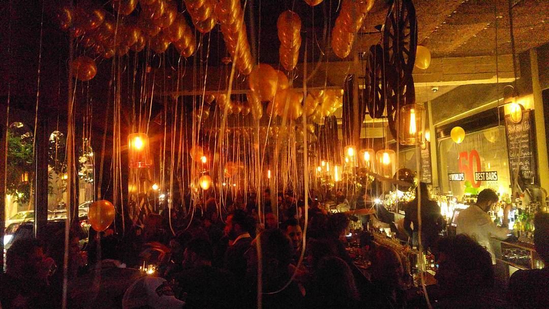  balloons &  lights 🎈... lebanon  beirut  nightlife  bar  bartenders ...