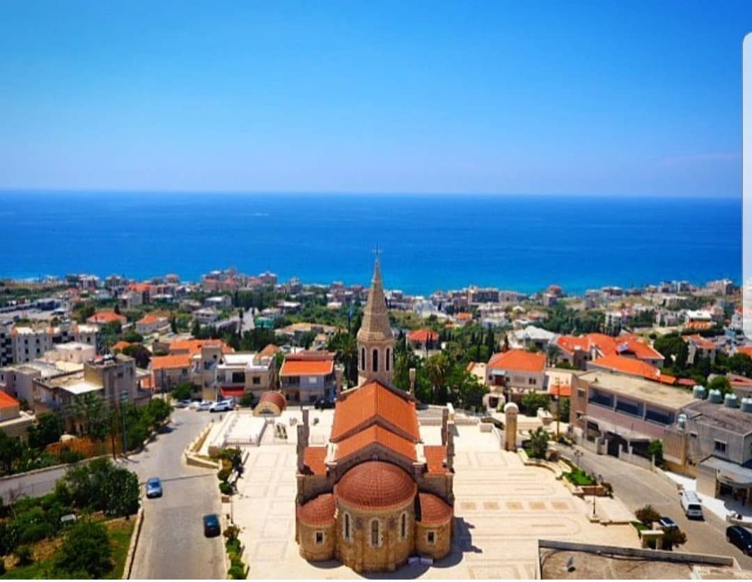  batroun  kfarabida  church  sea  mediterraneansea  batrounbeach ... (Kfar Abida)