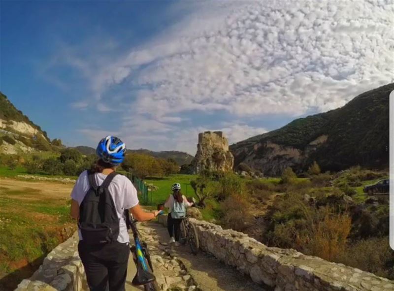  batroun  msaylha  castle  fortress  bicycle  sport  bebatrouni  Lebanon ... (Mseilha Fort)