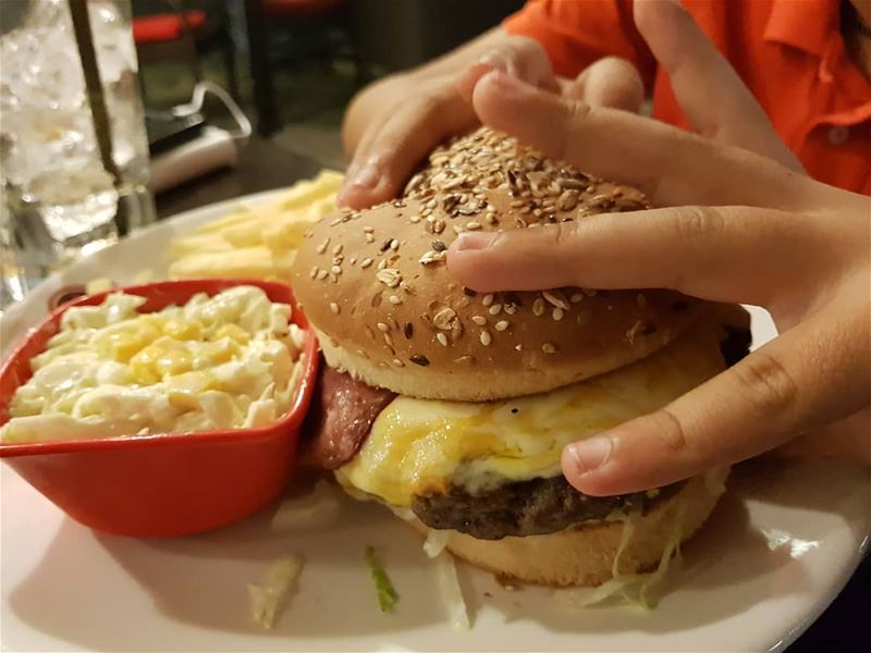  batroun  restaurants  البترون_سفرة @merchakgroup  burger  cheese  bacon ... (Merchak Cafe- Batroun)