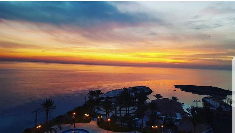  batroun  sunset  sawary  resort  beach  sea  mediterraneansea ... (Sawary Resort & Hotel-Batroun)