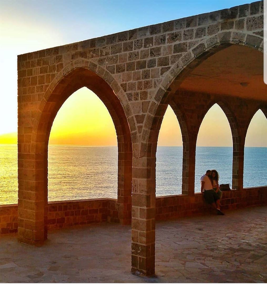  batroun  البترون_سفرة  sunset  saydet_el_baher  phoenician  wall  sea ... (Saydet El Baher-Batroun)