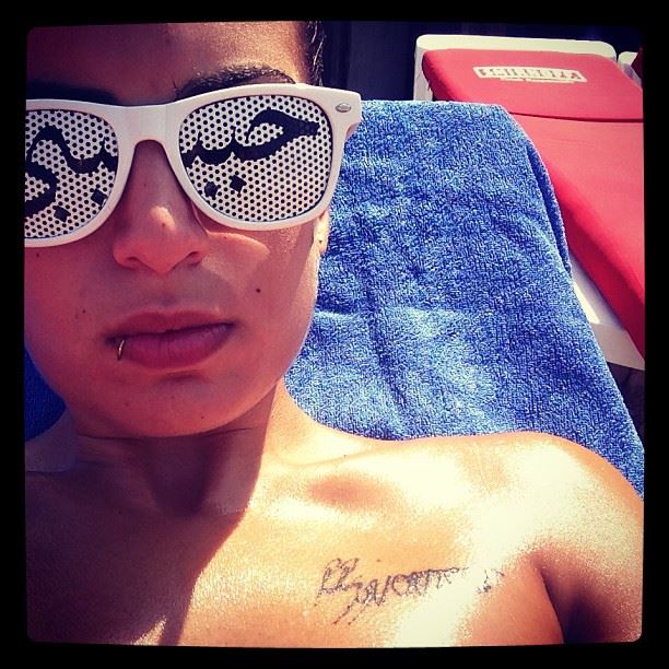  beach sun tan tattoo nununettes white habibi pierre and friends batroun ...
