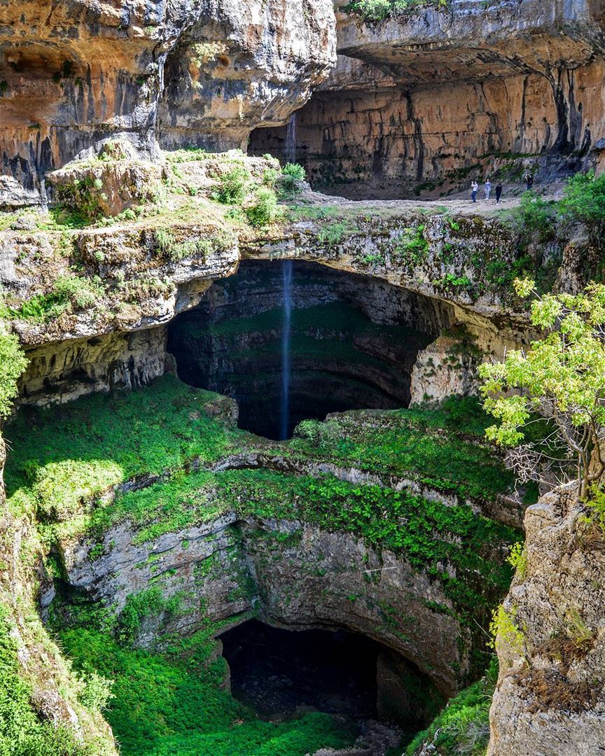 .Beautiful nature creations over millions and millions of years! The... (Baatara gorge waterfall)