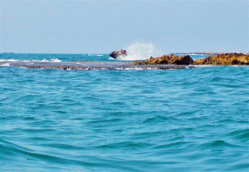 🌊🌊🌊  Beautiful  refreshing  day  Keepcalm  Sport  Mediterranean  Sea ... (Tripoli, Lebanon)